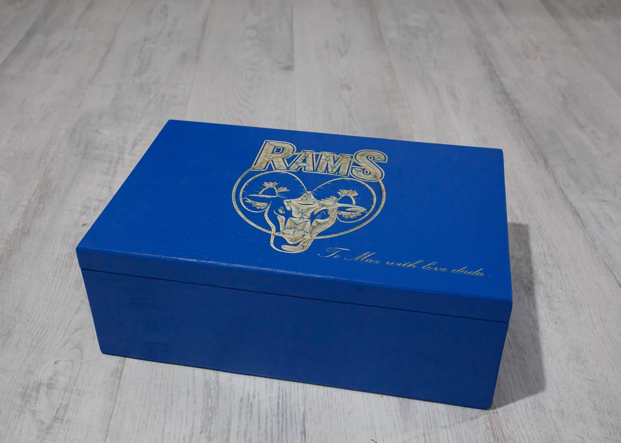 Cutie lemn cu capac 40x25x15 cm