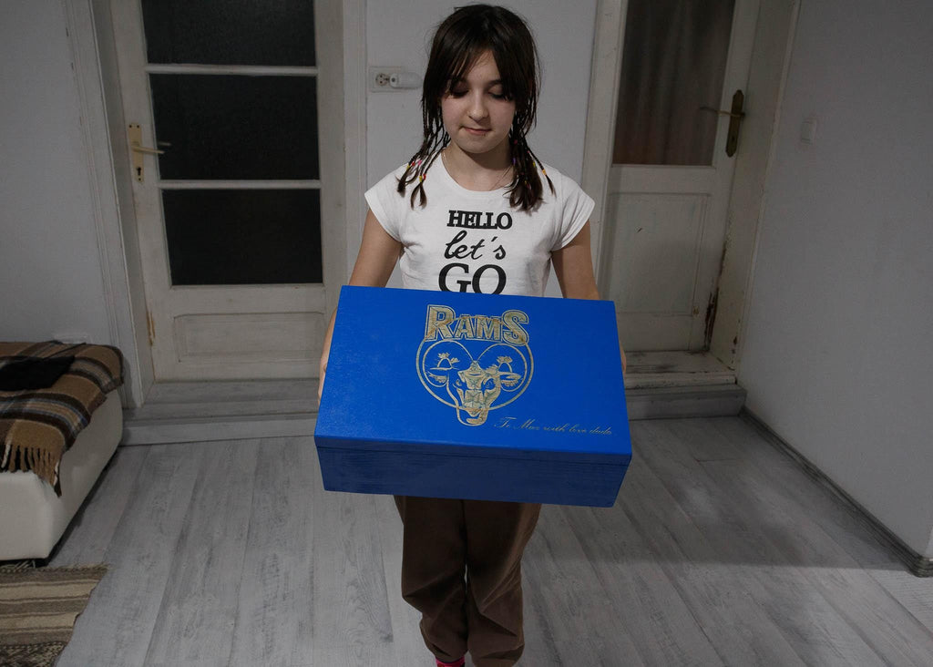 Cutie lemn cu capac 40x25x15 cm