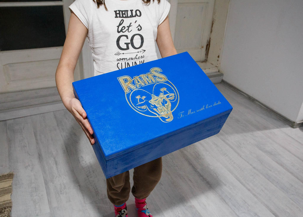 Cutie lemn cu capac 40x25x15 cm