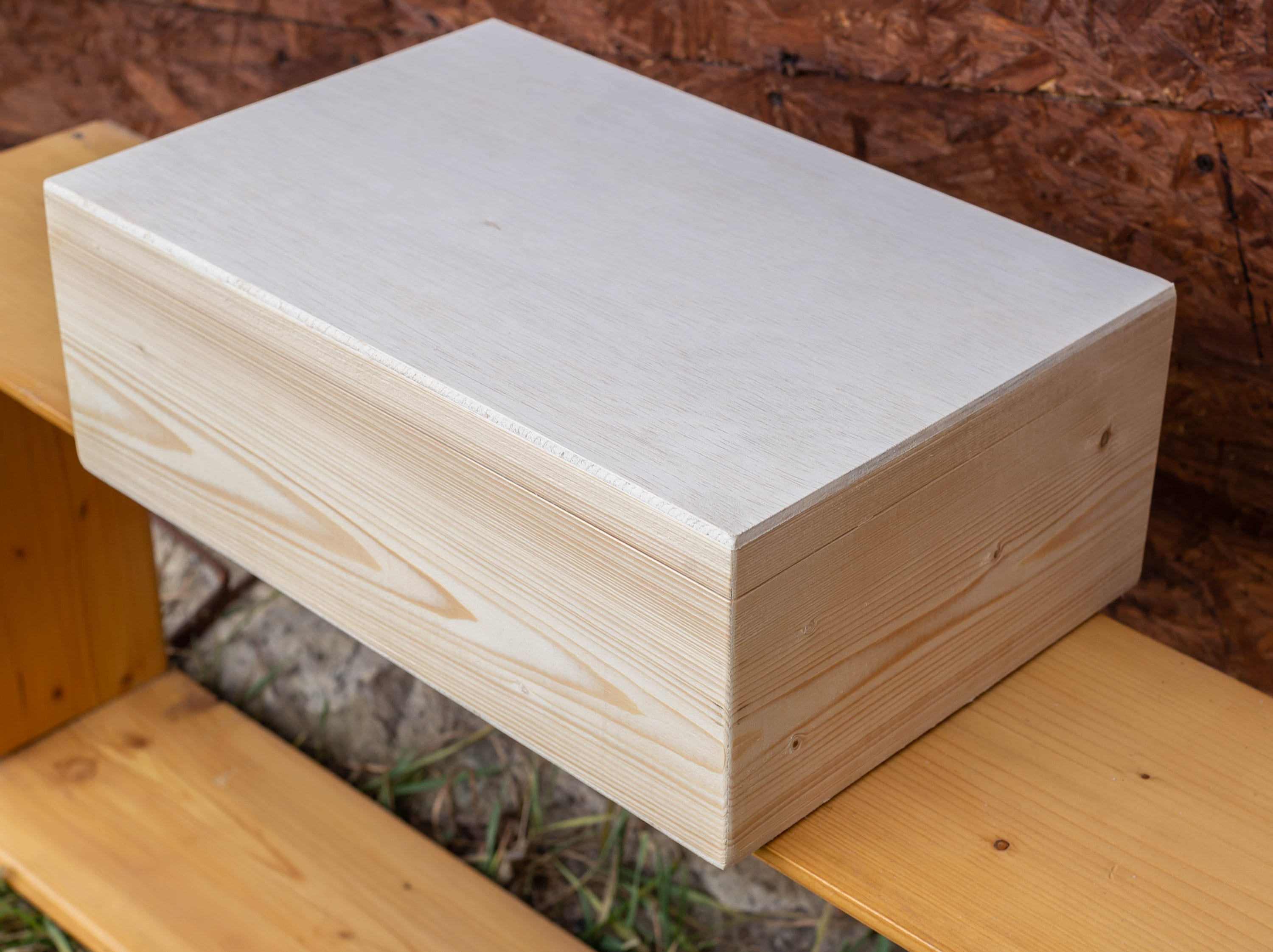Cutie lemn brad 39X25X15 CM dimensiuni interioare