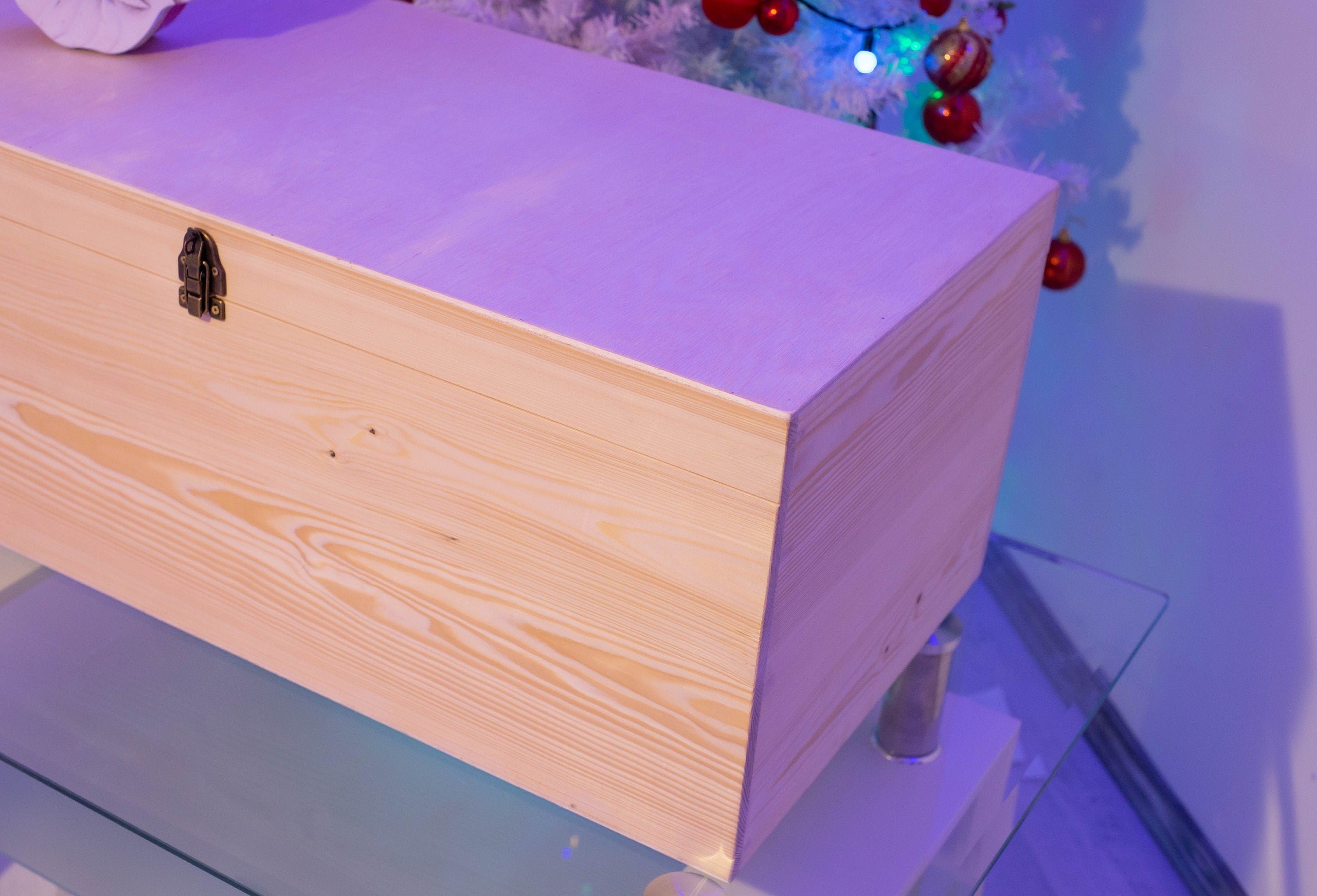 Cufar lemn 87x40x34 cm XL-Custom  Toy Chest/Memory Keeper/Storage/Gift/Christmas Present/Baby Shower/Grandchild, Home Decor