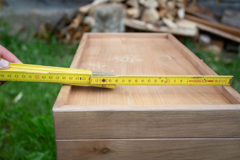 Cutie lemn cu capac din lemn de cires