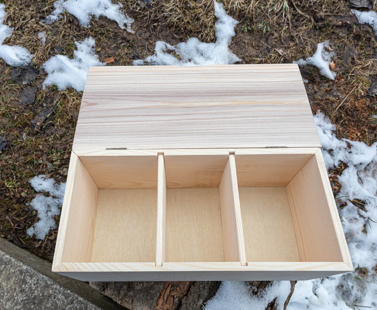 Cutie de lemn pentru ceai