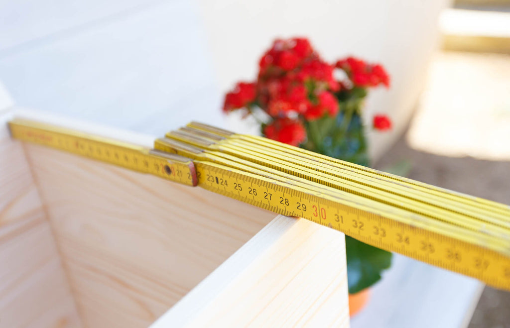 Cufar/cutie din lemn cu capac 34x26x30 cm