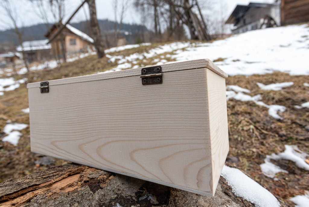 Cutie de lemn pentru ceai