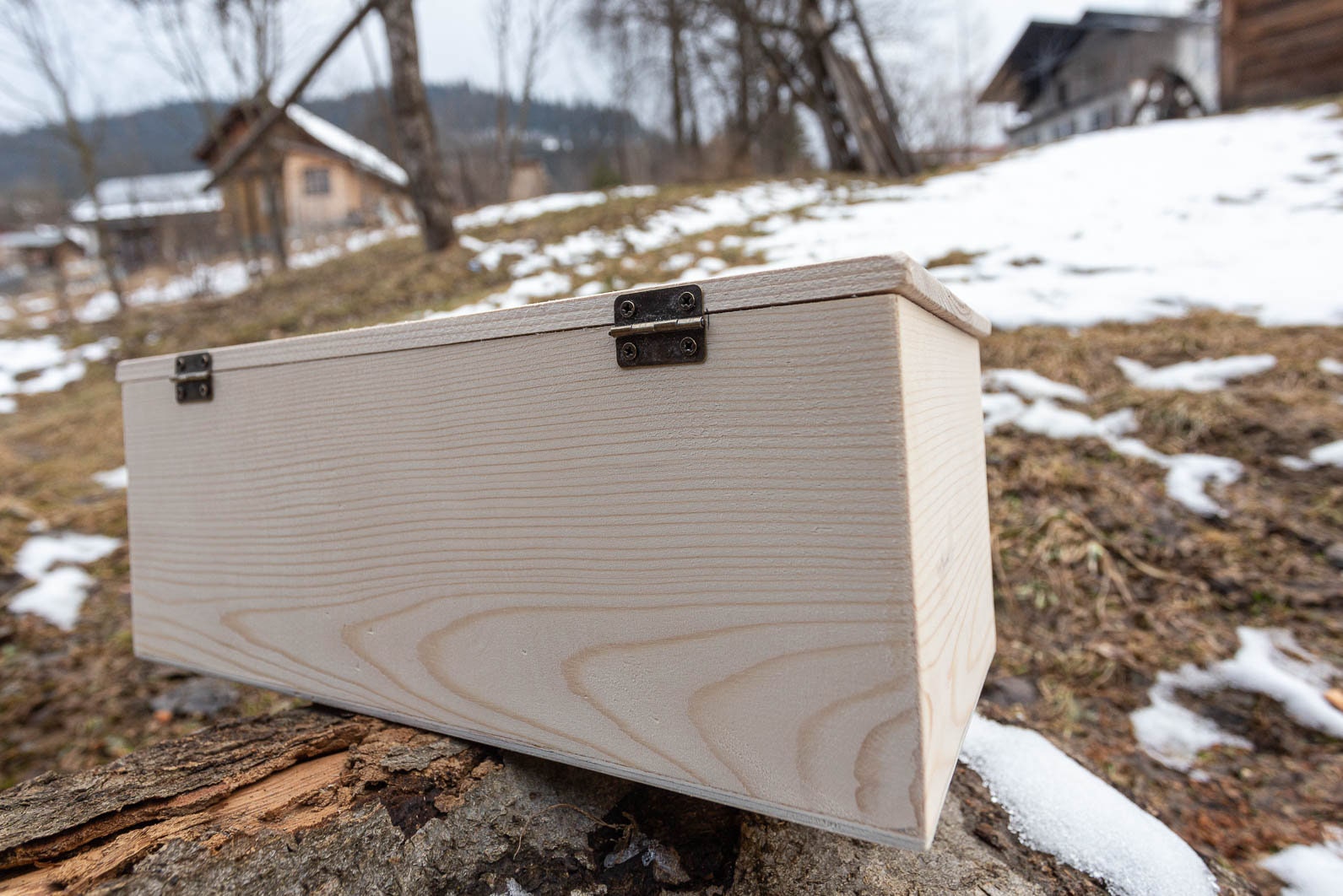 Cutie de lemn pentru ceai