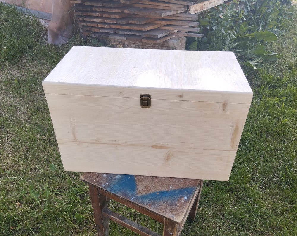 Cufăr lemn – card/plic nuntă  – 50x33x27 cm